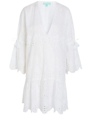 Melissa Odabash May Broderie-Anglaise Mini Dress - White