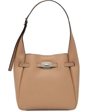 DKNY Buckle-Detail Tote Bag - Natural