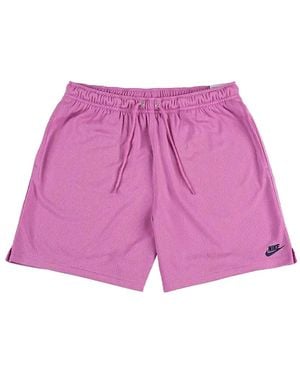 Nike Club Mesh Flow Shorts - Purple