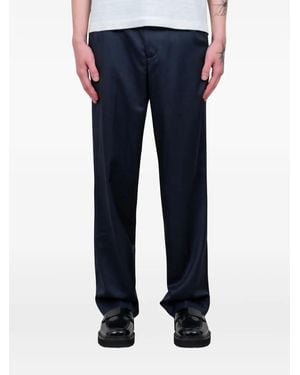 Another Aspect 1.0 Tonal-Stitching Pants - Blue