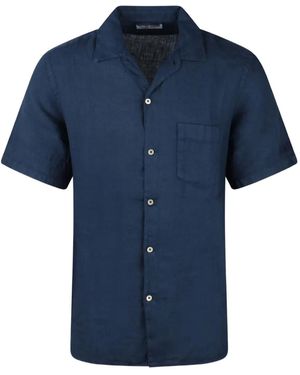 Mc2 Saint Barth Linen Shirt - Blue