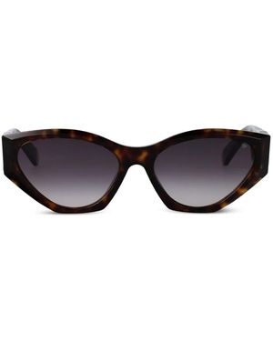Philipp Plein Geometric-Frame Sunglasses - Black