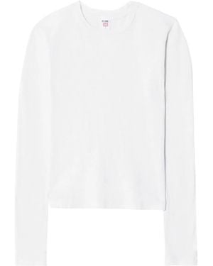 RE/DONE 90S Baby Long-Sleeve T-Shirt - White