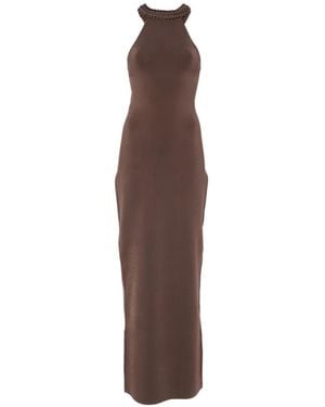 Cult Gaia Maxi Cassidy Dress - Brown