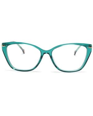 Carolina Herrera Gafas Con Montura Estilo Mariposa - Verde