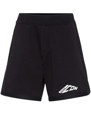 DSquared² Icon New Generation Sweat Shorts - Blue