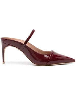 Malone Souliers Aurora 70mm レザーミュール - パープル