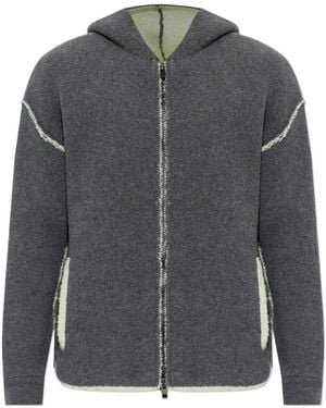 DIESEL K-Boubby Zip-Fastening Hoodie - Gray