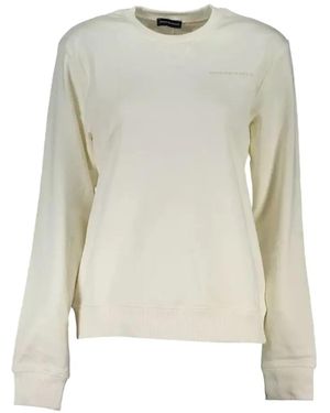 North Sails Logo-Embroidered Crew-Neck Jumper - White