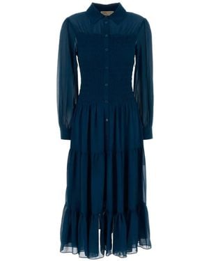 MICHAEL Michael Kors Georgette Dress - Blue