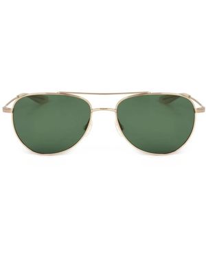 Barton Perreira Oval-Frame Sunglasses - Green