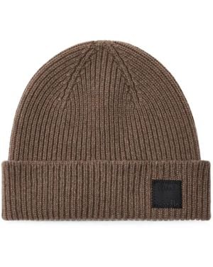 Paul Smith Cashmere-Blend Beanie - Brown
