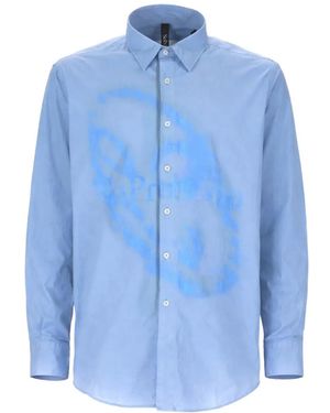 No Problemo Logo-Print Shirt - Blue