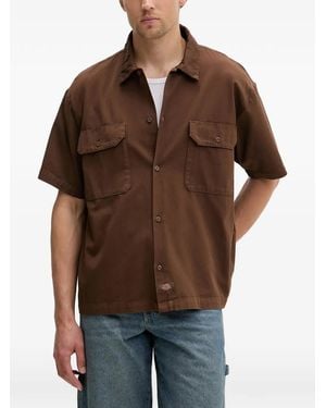 Dickies 247 Short-Sleeve Shirt - Brown