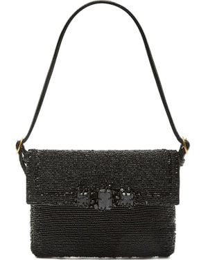 Maliparmi Beaded mini bag - Schwarz