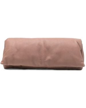 Rick Owens Padded Leather Clutch Bag - Brown