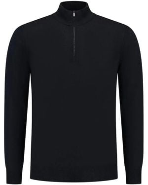 Zanone Half-zip Jumper - Blue