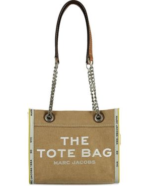 Marc Jacobs The Small Denim Chain Tote Bag - Natural