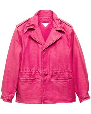 Prada Cotton Blouson Jacket - Pink