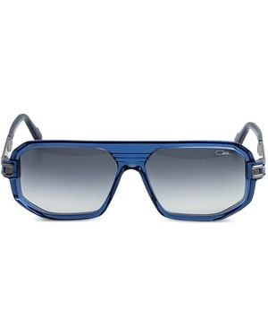 Cazal 8052 Rectangle-Frame Sunglasses - Blue