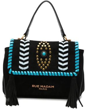 RUE MADAM PARIS Lesjours Stud-Embellished Tote Bag - Black