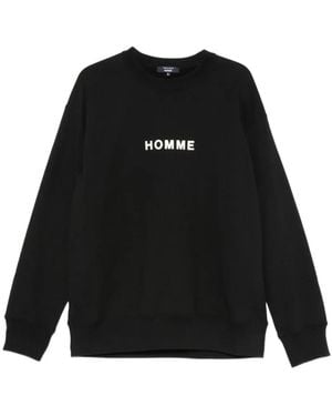 Comme des Garçons Sweater Met Logoprint - Zwart