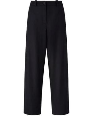 Pinko Belt-Loop Straight-Leg Pants - Blue