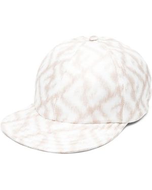Fendi モノグラム シルクキャップ - ホワイト