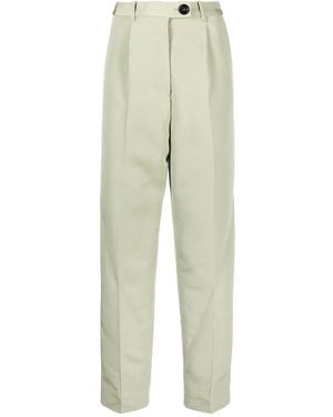 Peter Do High-Waisted Straight-Leg Pants - Natural