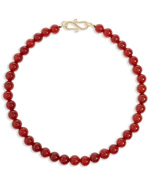 LIE STUDIO The Mary Necklace - Red