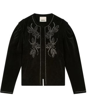Isabel Marant Pietra Embellished Jacket - Black