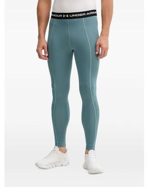 Under Armour Logo-Waistband Leggings - Blue