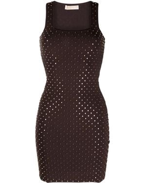 MICHAEL Michael Kors Stud-Embellished Sleeveless Minidress - Brown