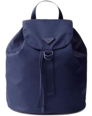 Prada Re-Nylon Backpack - Blue