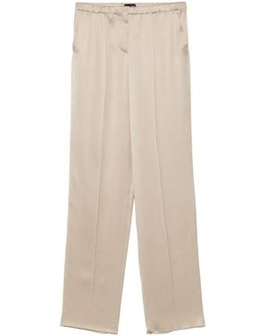 Giorgio Armani Silk Pants - Natural