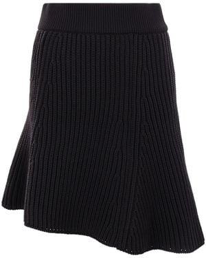 【sacai】ブラック パネル ミニスカート sacai: ブラック パネル ミニスカート | SSENSE 日本