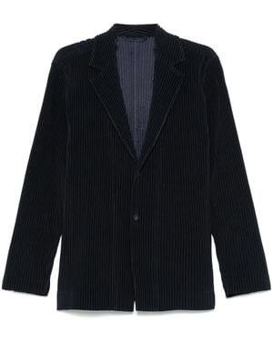 Homme Plissé Issey Miyake Plissé Blazer - Blue
