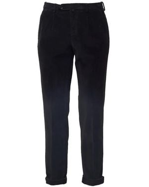 Briglia 1949 Pleated Corduroy Pants - Blue