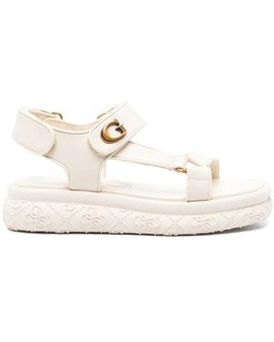 Guess ビジュートリム サンダル - ホワイト