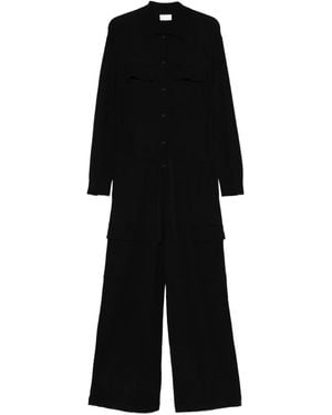 P.A.R.O.S.H. Combinaison Boutonnée À Détail De Poche - Noir