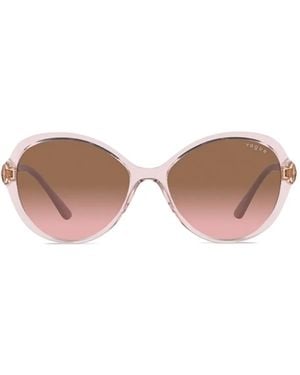 Vogue Eyewear Lunettes De Soleil À Monture Ovale - Rose