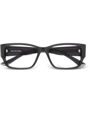 Balenciaga スクエア眼鏡フレーム - ブラック