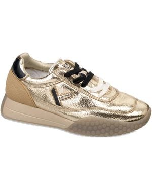 Kèh-Noo Lace-Up Trainers - Natural