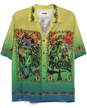 Magliano Printed Short-Sleeve Shirt - Green
