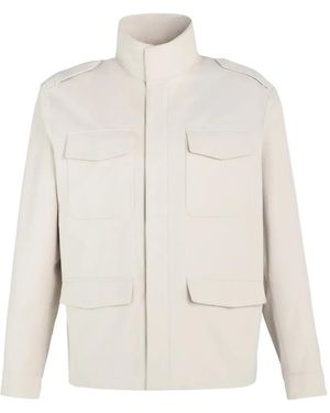Tod's Front-Pocket Field Jacket - White
