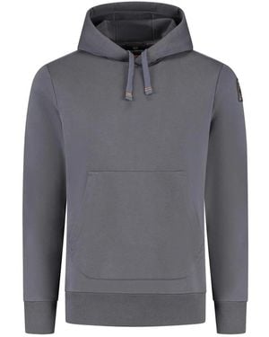 Parajumpers Logo-Patch Cotton Hoodie - Grey