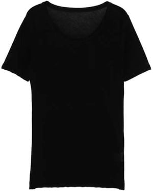 Yohji Yamamoto Cotton Jersey T-Shirt - Black
