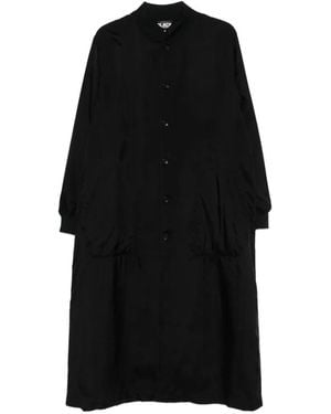 COMME DES GARÇON BLACK Single-Breasted Buttoned Coat - Black