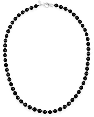 Dower & Hall Beaded Necklace - Metallic