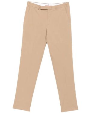 ZEGNA Straight-Leg Trousers - Natural